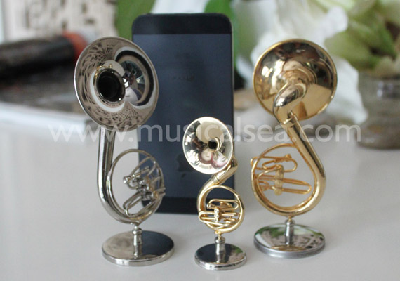 Miniature Golden Sousaphone Musical Instrument
